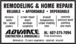 Advance Construction & Remodeling