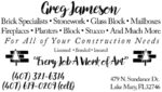 Greg Jameson Masonry