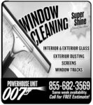 Powerhouse Unit Window Cleaning